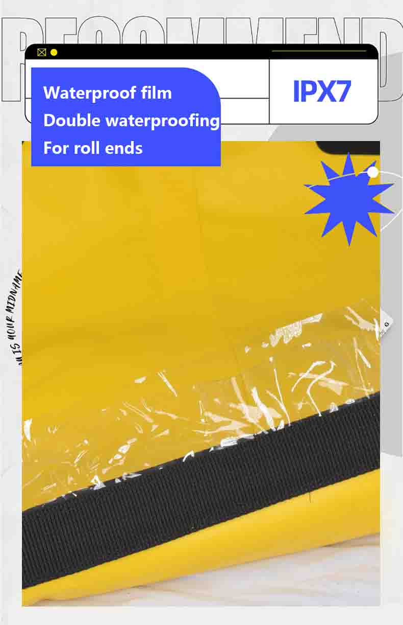 PVC waterproof film Double waterproofing for roll ends
