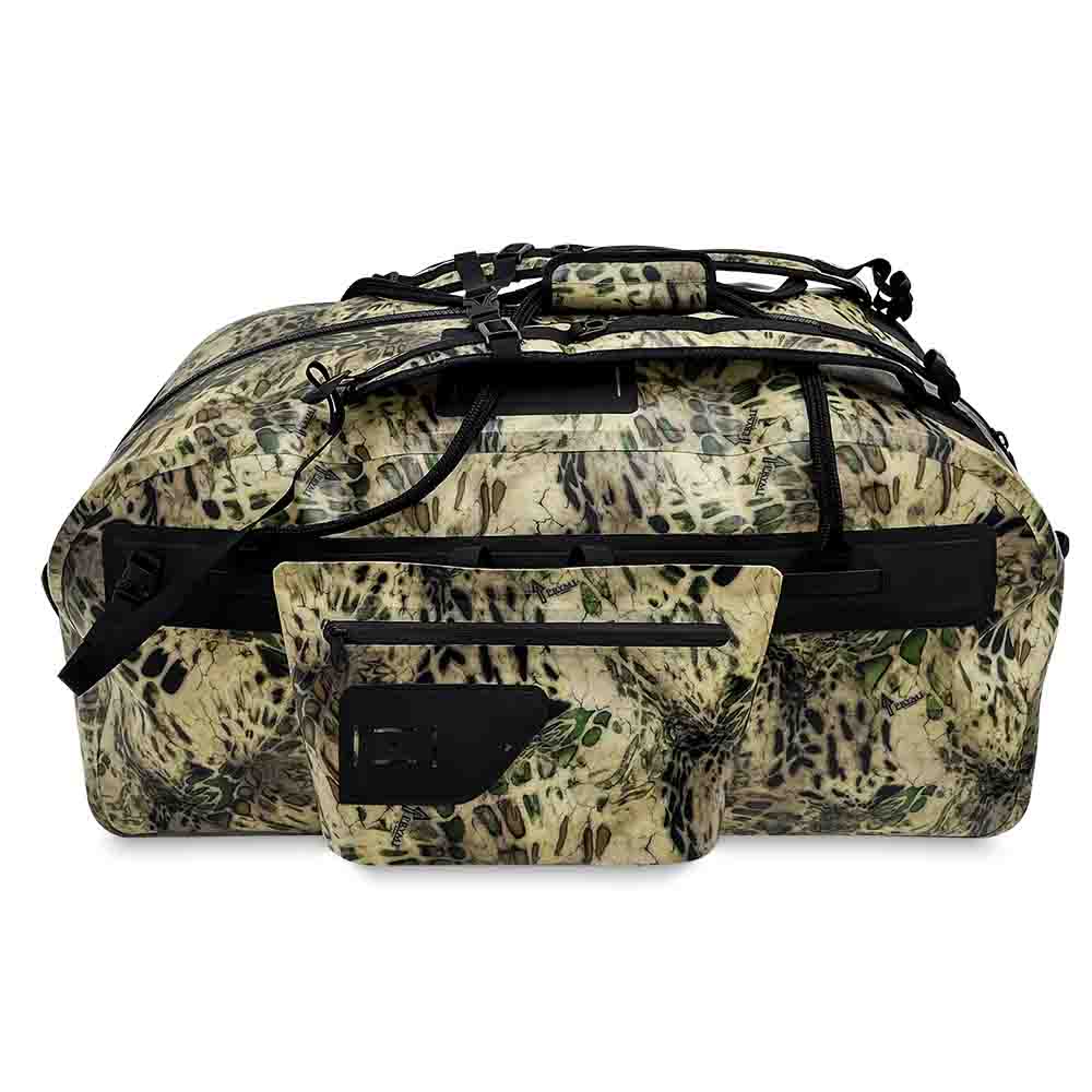 Veekindel Camo Duffel kott eemaldatava esikotiga (IPX6)
